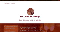 Desktop Screenshot of caves-abbaye-beaune.com